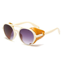 Load image into Gallery viewer, Fashion Steampunk Sunglasses Brand Design Round Shades Men Women Vintage Punk Sun glasses UV400 Eyewear Oculos de sol