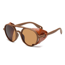 Load image into Gallery viewer, Fashion Steampunk Sunglasses Brand Design Round Shades Men Women Vintage Punk Sun glasses UV400 Eyewear Oculos de sol