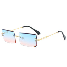 Load image into Gallery viewer, 2019 Trending Rectangle Sunglasses Women Small Shades Brand Designer Fashion Integrated Sunglasses For Female Male Retro Eyewear