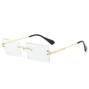 2019 Trending Rectangle Sunglasses Women Small Shades Brand Designer Fashion Integrated Sunglasses For Female Male Retro Eyewear