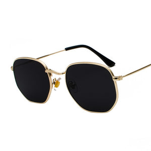 Elbru Vintage Square Mens Sunglasses 2019 Brand Designers Metal Frame Black Sun Glasses Women Unisex Summer Style oculos de los