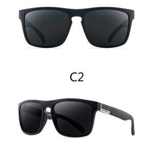 Men Polarized Sunglasses Vintage Anti-UV Driving Driver Black Goggles Eyewear Rectangle Shades Men Oculos masculino Male