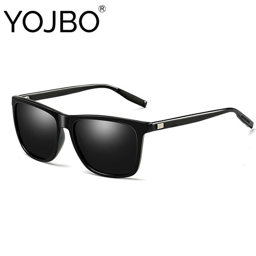 YOJBO Unisex Retro Sunglasses Men Polarized 2019 Fashion Women Vintage Brand Designer Square Sun Glasses Gafas De Sol Hombre