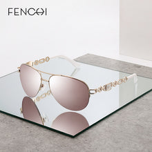 Load image into Gallery viewer, FENCHI sunglasses women uv 400 oculos female glasses sun glasses mirror Pilot Pink feminino zonnebril dames gafas de sol mujer