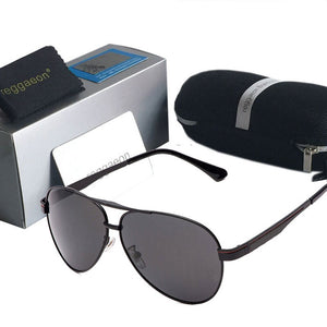 high quality Polarized sunglasses beam Driving pilot Glasses Oculos De UV400 Men women Eyewear lLarge frame Double