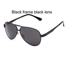 Load image into Gallery viewer, high quality Polarized sunglasses beam Driving pilot Glasses Oculos De UV400 Men women Eyewear lLarge frame Double