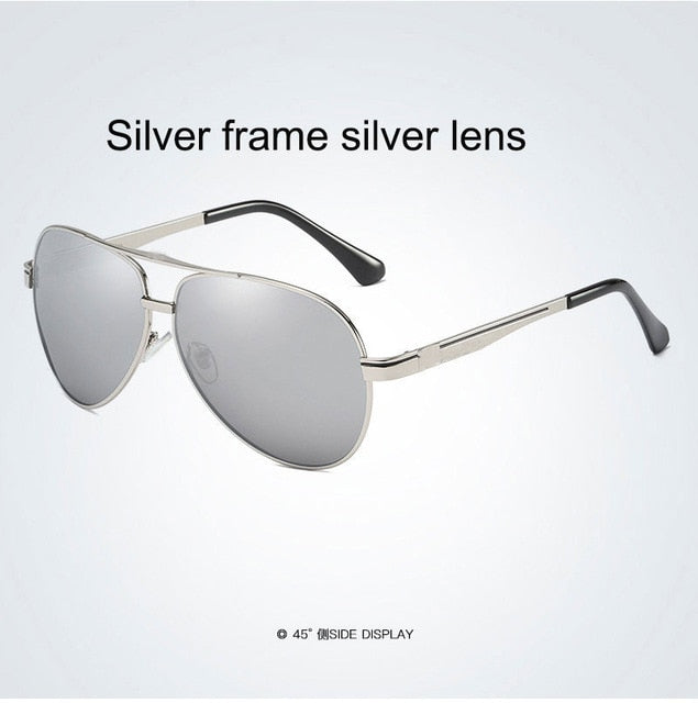high quality Polarized sunglasses beam Driving pilot Glasses Oculos De UV400 Men women Eyewear lLarge frame Double