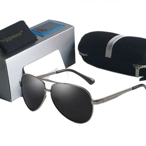 high quality Polarized sunglasses beam Driving pilot Glasses Oculos De UV400 Men women Eyewear lLarge frame Double