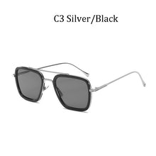 Load image into Gallery viewer, luxury Fashion Avengers Tony Stark Style for women Sunglasses Men Square Brand Design Sun Glasses Oculos Retro male iron Man