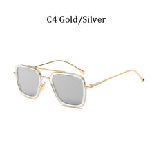 Load image into Gallery viewer, luxury Fashion Avengers Tony Stark Style for women Sunglasses Men Square Brand Design Sun Glasses Oculos Retro male iron Man