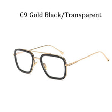 Load image into Gallery viewer, luxury Fashion Avengers Tony Stark Style for women Sunglasses Men Square Brand Design Sun Glasses Oculos Retro male iron Man