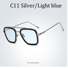 Load image into Gallery viewer, luxury Fashion Avengers Tony Stark Style for women Sunglasses Men Square Brand Design Sun Glasses Oculos Retro male iron Man