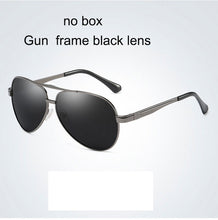 Load image into Gallery viewer, high quality Polarized sunglasses beam Driving pilot Glasses Oculos De UV400 Men women Eyewear lLarge frame Double