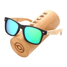 Load image into Gallery viewer, BARCUR Polarized Bamboo Sunglasses Men Wooden Sun glasses Women Brand Original Wood Glasses Oculos de sol masculino