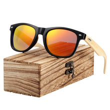 Load image into Gallery viewer, BARCUR Polarized Bamboo Sunglasses Men Wooden Sun glasses Women Brand Original Wood Glasses Oculos de sol masculino