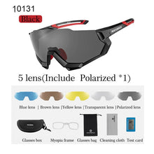 Load image into Gallery viewer, RockBros Polarized Cycling Sun Glasses Outdoor Sports Bicycle Glasses Men Women Bike Sunglasses 29g Goggles Eyewear 5/3 Lens