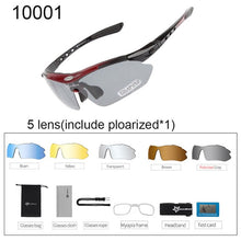 Load image into Gallery viewer, RockBros Polarized Cycling Sun Glasses Outdoor Sports Bicycle Glasses Men Women Bike Sunglasses 29g Goggles Eyewear 5/3 Lens