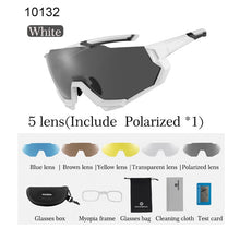 Load image into Gallery viewer, RockBros Polarized Cycling Sun Glasses Outdoor Sports Bicycle Glasses Men Women Bike Sunglasses 29g Goggles Eyewear 5/3 Lens
