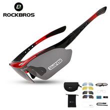 Load image into Gallery viewer, RockBros Polarized Cycling Sun Glasses Outdoor Sports Bicycle Glasses Men Women Bike Sunglasses 29g Goggles Eyewear 5/3 Lens