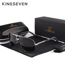 Load image into Gallery viewer, KINGSEVEN Aluminum Magnesium Men&#39;s Sunglasses Polarized Men Coating Mirror Glasses oculos Male Eyewear Accessories For Men K725