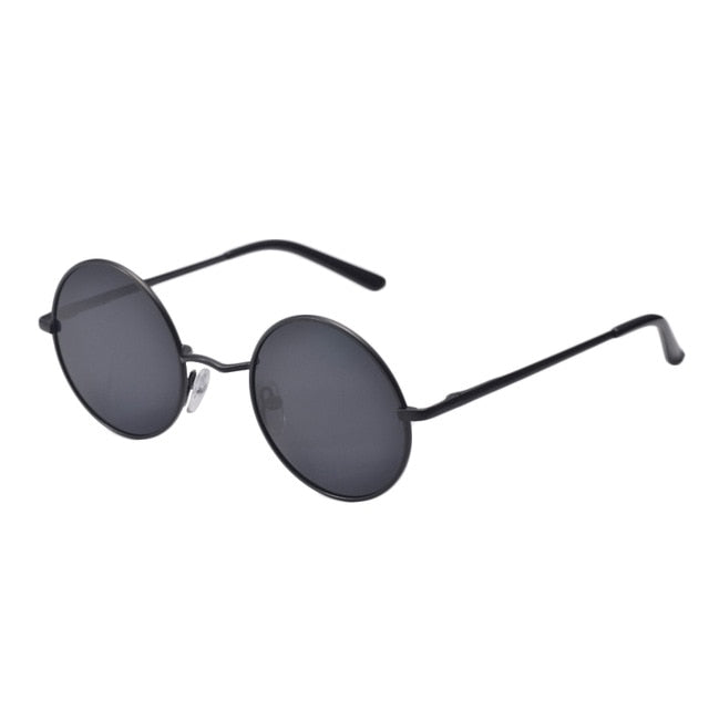 New Brand Designer Classic Polarized Round Sunglasses Men Small Vintage Retro John Lennon Glasses Women Driving Metal Eyewear