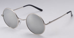 New Brand Designer Classic Polarized Round Sunglasses Men Small Vintage Retro John Lennon Glasses Women Driving Metal Eyewear