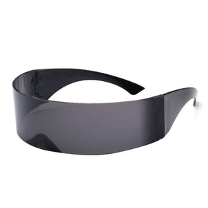 YOOSKE Funny Futuristic Wrap Around Monob Costume Sunglasses Mask Novelty Glasses Halloween Party Party Supplies Decoration