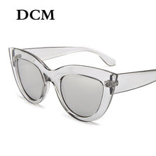 Load image into Gallery viewer, DCM Vintage Sunglasses Women Cat eye Sunglass Retro Sun glasses Female Pink Mirror Eyewear