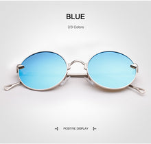 Load image into Gallery viewer, 2018 New Round Women Polarized Sunglasses Blue/Pink/Silver UV400 Mirror Lens Glasses With Box,Case