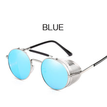 Load image into Gallery viewer, 2019 Retro Steampunk Sunglasses Round Designer Steam Punk Metal Shields Sunglasses Men Women UV400 Gafas de Sol