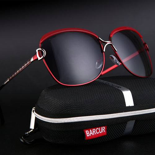 BARCUR Polarized Ladies Sunglasses Women Gradient Lens Women Sun glasses Luxury Brand oculos feminino lentes de sol mujer