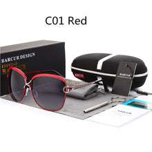 Load image into Gallery viewer, BARCUR Polarized Ladies Sunglasses Women Gradient Lens Women Sun glasses Luxury Brand oculos feminino lentes de sol mujer