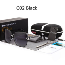 Load image into Gallery viewer, BARCUR Polarized Ladies Sunglasses Women Gradient Lens Women Sun glasses Luxury Brand oculos feminino lentes de sol mujer