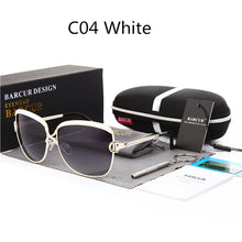 Load image into Gallery viewer, BARCUR Polarized Ladies Sunglasses Women Gradient Lens Women Sun glasses Luxury Brand oculos feminino lentes de sol mujer