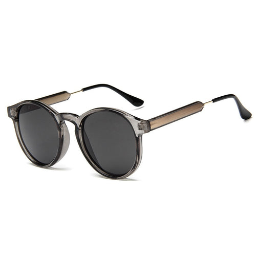 Retro Round Sunglasses Women Men Brand Design Transparent Female Sun glasses Men Oculos De Sol Feminino Lunette Soleil