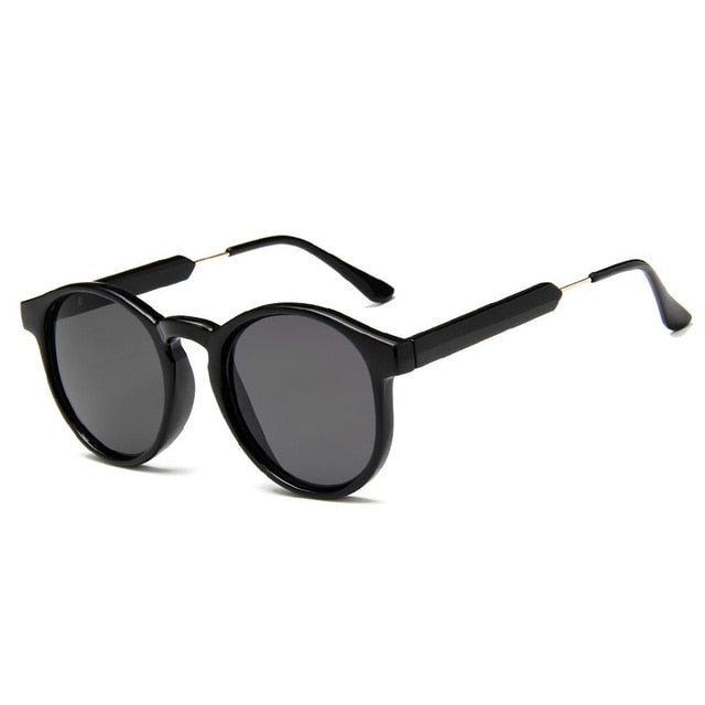 Retro Round Sunglasses Women Men Brand Design Transparent Female Sun glasses Men Oculos De Sol Feminino Lunette Soleil