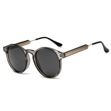 Load image into Gallery viewer, Retro Round Sunglasses Women Men Brand Design Transparent Female Sun glasses Men Oculos De Sol Feminino Lunette Soleil