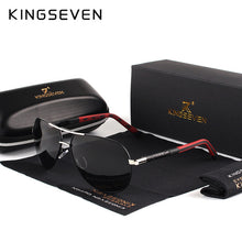 Load image into Gallery viewer, KINGSEVEN Men Vintage Aluminum Polarized Sunglasses Classic Brand Sun glasses Coating Lens Driving Shades For Men/Wome
