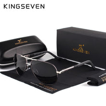 Load image into Gallery viewer, KINGSEVEN Men Vintage Aluminum Polarized Sunglasses Classic Brand Sun glasses Coating Lens Driving Shades For Men/Wome