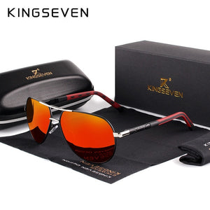 KINGSEVEN Men Vintage Aluminum Polarized Sunglasses Classic Brand Sun glasses Coating Lens Driving Shades For Men/Wome