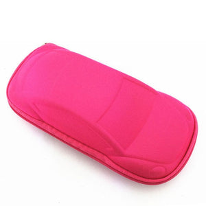 Long Keeper 2018 Children Car Shaped Glasses Case Cute Glasses Strage Bag Box Cases Kids Sunglasses Cases Automobile Styling Box