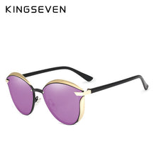 Load image into Gallery viewer, KINGSEVEN Cat Eye Sunglasses Women Polarized Fashion Ladies Sun Glasses Female Vintage Shades Oculos de sol Feminino UV400
