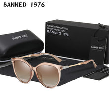 Load image into Gallery viewer, 2019 New Luxury HD Polarized Women Sunglasses Fashion Round Ladies Vintage Brand Design cat eye woman Female Sun Glasses oculos