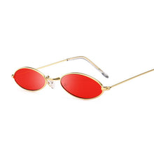 Load image into Gallery viewer, Retro Small Oval Sunglasses Women Female Vintage Hip Hop Balck Glasses Retro Sunglass lady Luxury Brand Eyewear