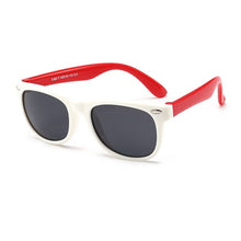 Load image into Gallery viewer, 2019 NewTR90 Silicone Children&#39;s Polarizing Sunglasses Square Boys and Girls&#39;Glasses UV400 Brand Design Soft Safety Sunglasses