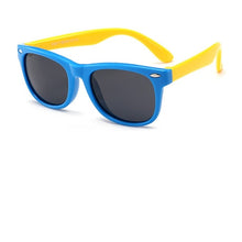 Load image into Gallery viewer, 2019 NewTR90 Silicone Children&#39;s Polarizing Sunglasses Square Boys and Girls&#39;Glasses UV400 Brand Design Soft Safety Sunglasses