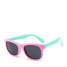 Load image into Gallery viewer, 2019 NewTR90 Silicone Children&#39;s Polarizing Sunglasses Square Boys and Girls&#39;Glasses UV400 Brand Design Soft Safety Sunglasses