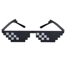 Load image into Gallery viewer, Funny Tricks Glasses 8 Bit Pixel Deal With IT Mosaic Sunglasses Trick Toy Unisex Sunglasses Toy For Children &amp; Adults Funny Toys