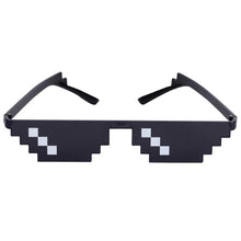 Load image into Gallery viewer, Funny Tricks Glasses 8 Bit Pixel Deal With IT Mosaic Sunglasses Trick Toy Unisex Sunglasses Toy For Children &amp; Adults Funny Toys