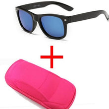 Load image into Gallery viewer, Cool 6-15 Years Kids Sunglasses Sun Glasses for Children Boys Girls Fashion Eyewares Coating Lens UV 400 Protection With Case